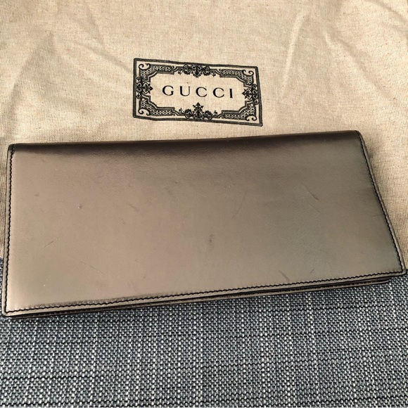 Gucci Bronze Clutch with Rare Logo Mirror - Picture 7 of 16